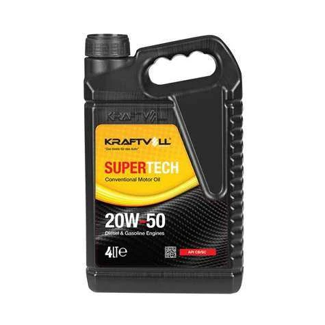 Yag & Antıfırız Motor Yagı Benzin-Dizel 20w50 Mineral Cb/sc 4lt. - Kraftvoll 17011027 ürün görseli