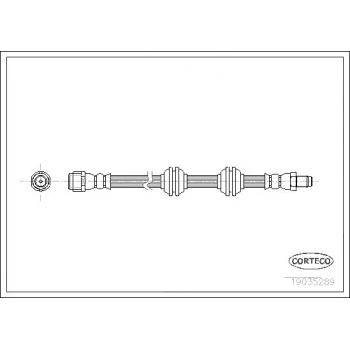 Mercedes Fren Hortumu Arka Gl-Class X164 06>12 ML-Class W164 06>11 - Corteco 19035289 ürün görseli