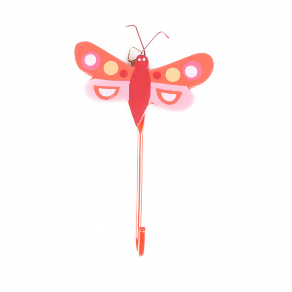 82004A AHŞAP TEKLİ ASKI KELEBEK ŞEKİLLİ 12X7X0,3CM - 4