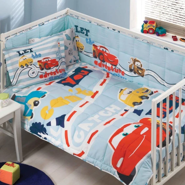 Taç Lisanslı Dısney Cars Baby Bebek Uyku Seti