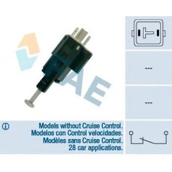 Opel Fren Musuru Astra G 1,2 1,4 1,6 2,0 16v Vectra B 1,6 1,8 2,0 16v Zafıra 1,6 1,8 16v - Fae 24505 ürün görseli