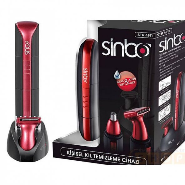 Sinbo Str-4911 Favori Ve Burun Kıl Kesme Makinesi Islak-kuru Kullanım