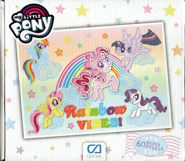 Ca Games My Little Pony 60 Parça Puzzle Rainbow Vibes