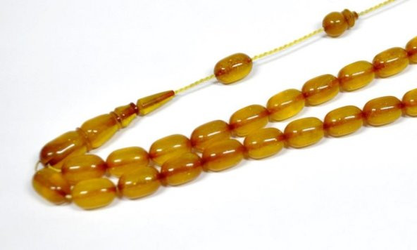 Tesbihci Dayı Sıkma Kehribar Tesbih (Khr -10735) - 2