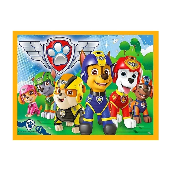 Paw Patrol 4'lü Kutulu Puzzle/Yapboz (35+48+54+70'parça) - 3