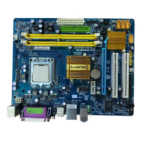GİGABYTE GA-G31M-ES2L DDR2 SOKET LGA 775 PİN 2 EL mATX ANAKART - 1
