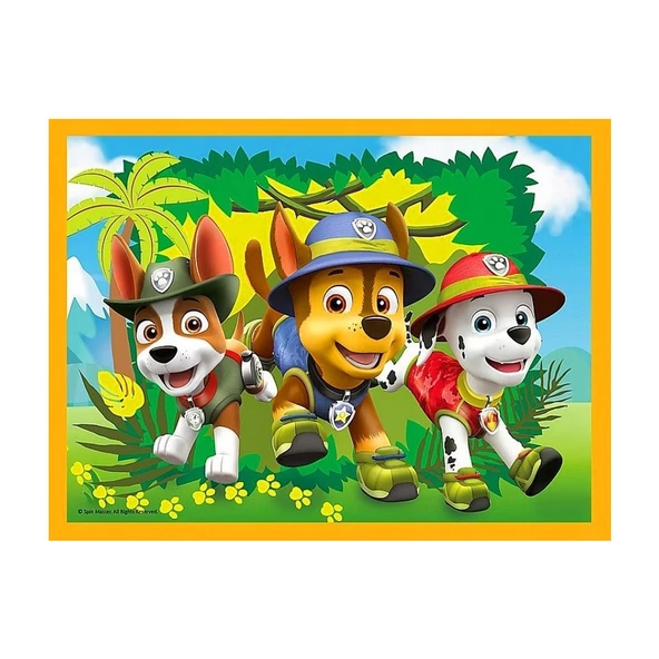 Paw Patrol 4'lü Kutulu Puzzle/Yapboz (35+48+54+70'parça) - 2