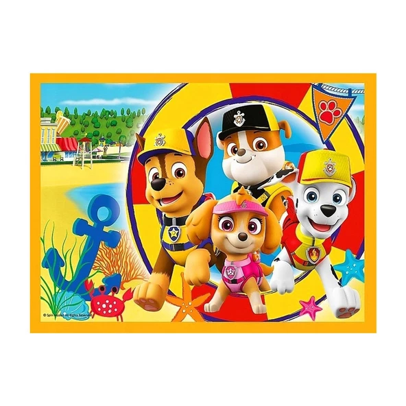 Paw Patrol 4'lü Kutulu Puzzle/Yapboz (35+48+54+70'parça) - 5