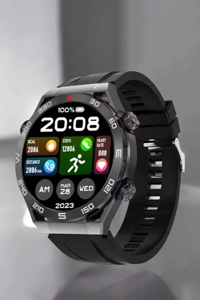 Akıllı Saat Yeni Nesil 2024 Model Metal Kordonlu Bluetooth Bağlantılı - 5