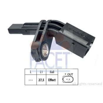 Vag Abs Sensoru On Sol A3 Tt Leon Toledo Octavıa Superb Caddy Golf Jetta Passat Touran Transporter - Facet 21.0007 ürün görseli