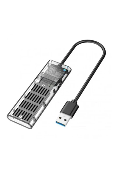 Akman ALLY M.2 Sata USB 3.0 Gen1 SSD Harddisk Kutusu M.2 NGFF- JMS578 Kapaklı-(1903) - ACL6202121-7610 ürün görseli 1