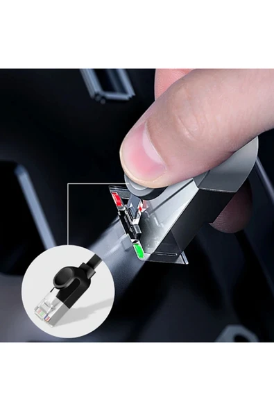 OEM high Speed Six types of RJ45 Gigabit Ethernet kablosu (round cable)10metre-(5775) - LC3649-1577 - Resim 3