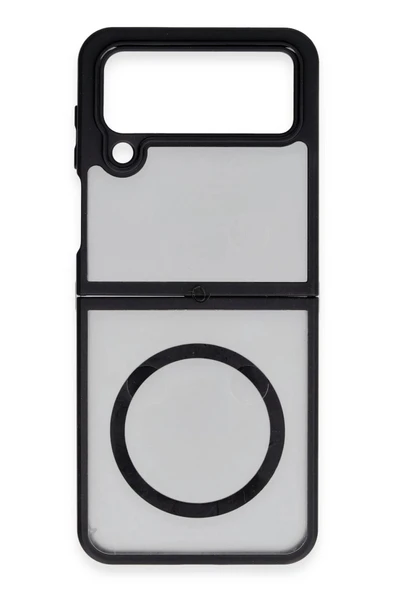 Akman Samsung Galaxy Z Flip 4 Kılıf Blur Fold Magsafe Kapak - Mat Siyah - ACL6205102-9015 ürün görseli
