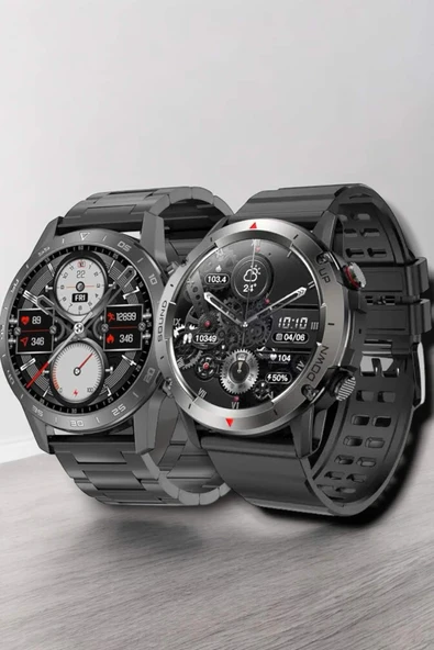 Çift Kordonlu Yüksek Çözünürlüklü Akıllı Saat Uyku İzleyici & Spor Modları - Resim 5