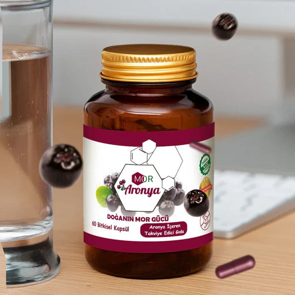 Mor Aronya Bitkisel Kapsül 60 Adet - Resim 5