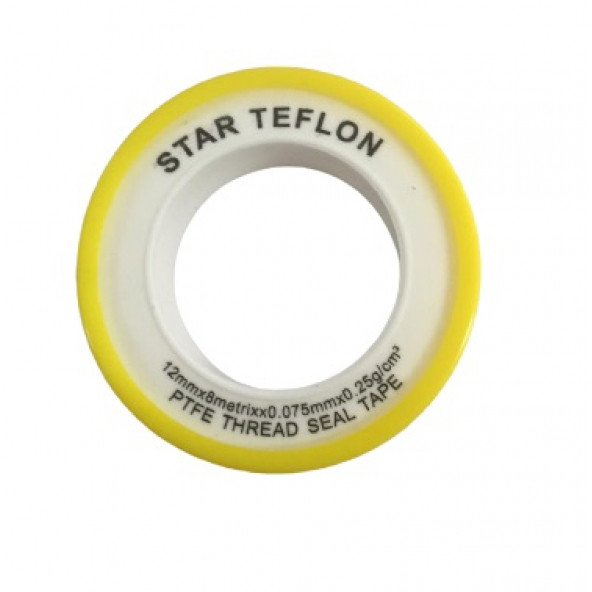 STAR Teflon Bant 12 mm x8 mt (10 ADET)