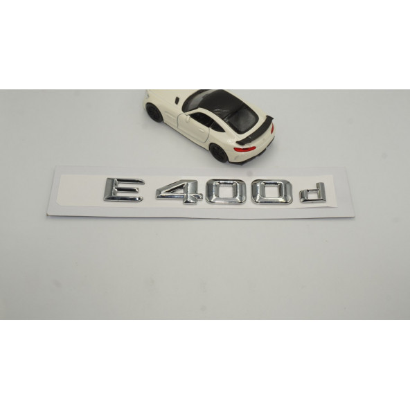 E400d Bagaj Krom Metal 3M 3D Yazı Logo - 2
