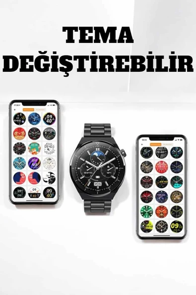 Akıllı Saat Uyku Ve Sağlık Takibi Bildirim Görme Arama Cevaplama - Resim 2