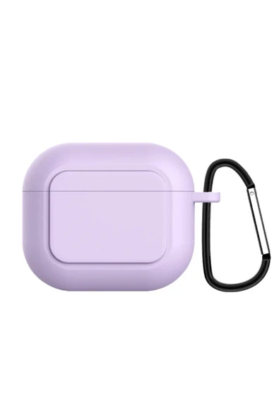 Akman Ally Apple 3 için Kancalı Ultra İnce Silikon Kulaklık Kılıfı-(1903) - ACL6202602-9627 - Resim 2