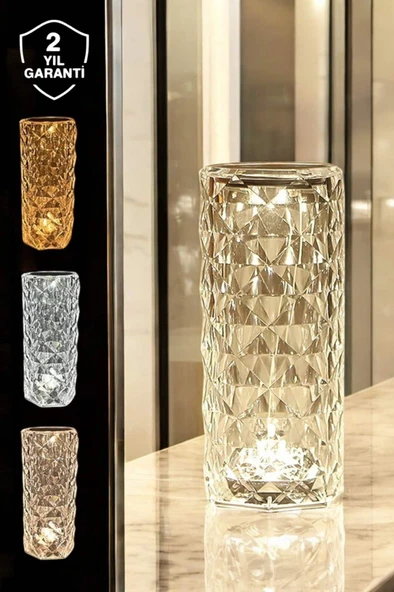 Dokunmatik Kristal Gece Lambası Hediyelik ürün görseli 1