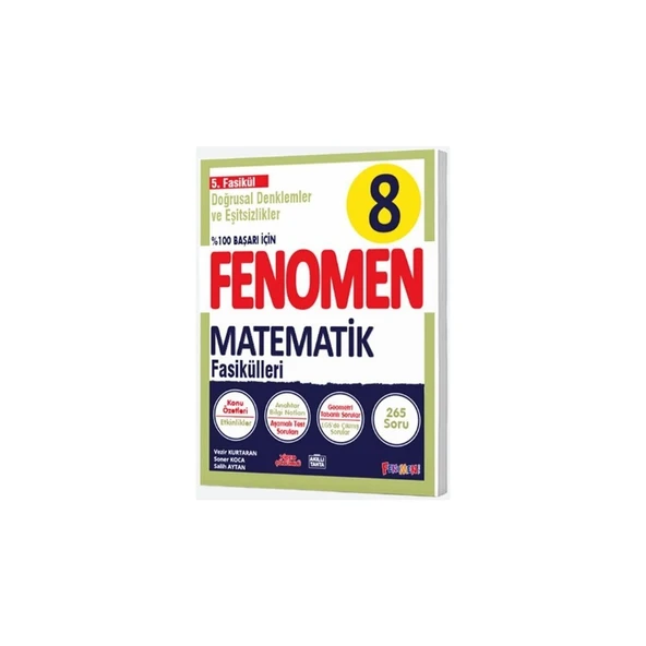 Fenomen 8 Matematik Doğrusal Denklem