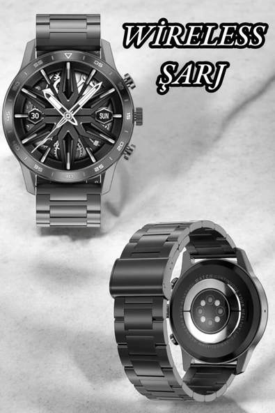 Suya Dayanıklı Dokunmatik Akıllı Saat Bluetooth 5.0, Sesli Asistan ve Sağlık Takibi - Resim 5