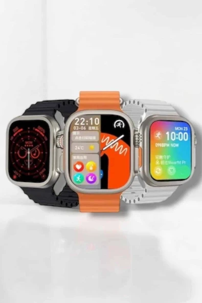 Bluetooth Bağlantılı Nabız, Kan Basıncı, Oksijen Ölçer Akıllı Saat - Resim 3