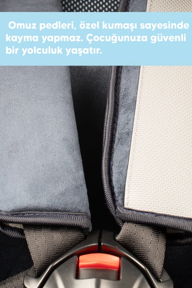 Heyner Kids Infiny Twist 0-36kg Isofix Oto Koltuğu ( 360° Dönebilir) Mavi - 6