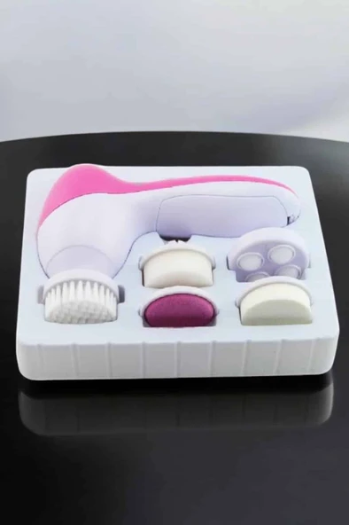 Taşınabilir Yüz Temizleme Cihazı Masaj, Peeling, Temizlik 5 Başlıklı - 5