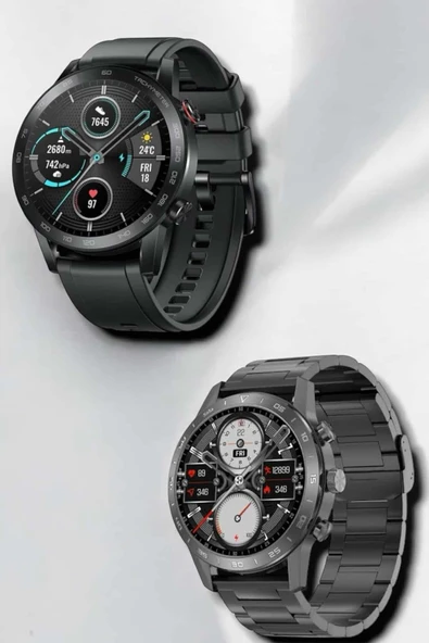 Çift Kordonlu Yüksek Çözünürlüklü Akıllı Saat Uyku İzleyici & Spor Modları - Resim 2