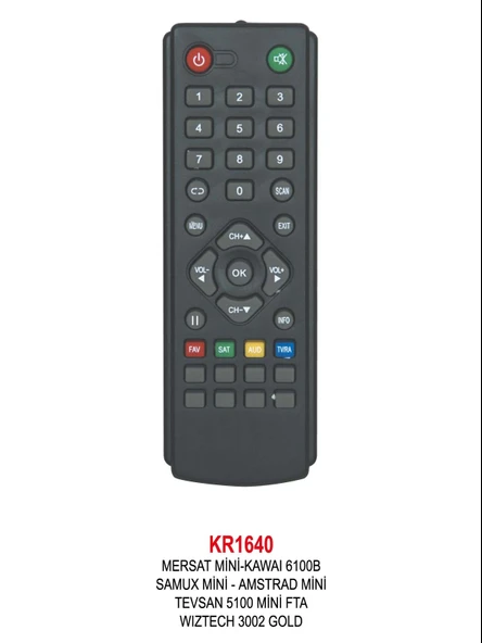 AMSTRAD MİNİ  UYDU KUMANDASI ürün görseli 1