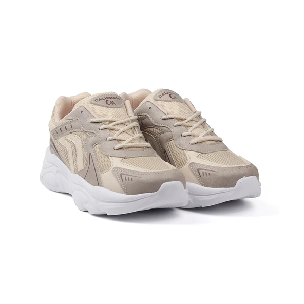 Erkek Bej Günlük Spor Ayakkabı Rahat Yürüyüş Koşu Sneaker Hafif Tabanlı ürün görseli 1