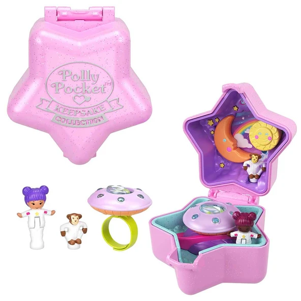 Polly Pocket Yüzük Kutusu Oyun Seti JCB24 JCB25 - 1