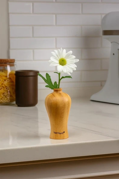 Bambum Guro - Bambu Vazo 9*4,9cm ürün görseli