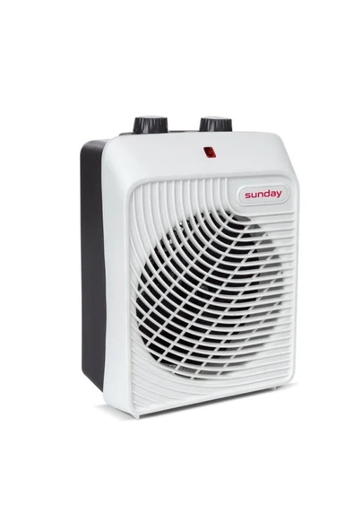 Sunday Fanlı Isıtıcı Kare Kutu Fan Fanlı Isıtıcı Sıcak - Soğuk 2000w Termostatlı - Resim 2
