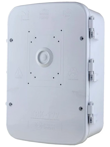 TRK TRK-177 WP Su Geçirmez Dış Ortam Profesyonel Enerji Kutusu 210x320x117 Sadece Kutudur - Resim 7