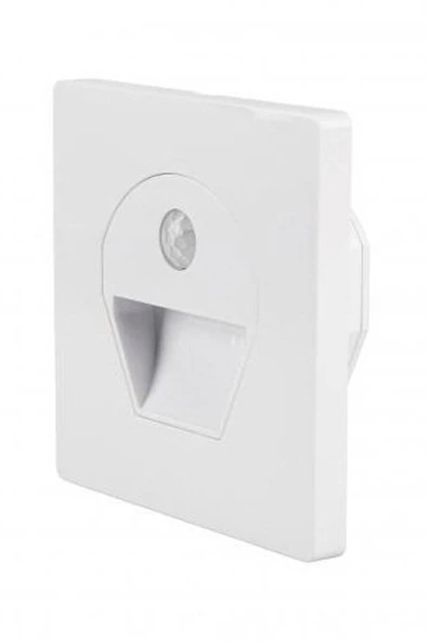 CATA 1W BEYAZ SENSÖRLÜ KOR. MERDİVEN ARM. (SİYAH KASA) ürün görseli 1