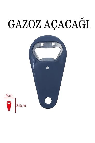 Plastik Saplı Gülen Yüz Mıknatıslı Şişe Gazoz Soda Açacağı Açacak - 1