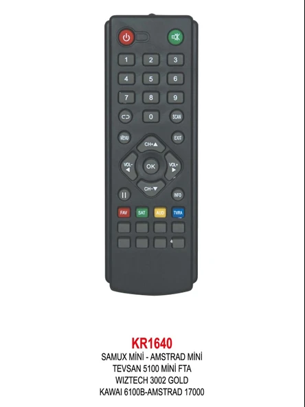 AMSTRAD MİNİ UYDU KUMANDASI ürün görseli 1