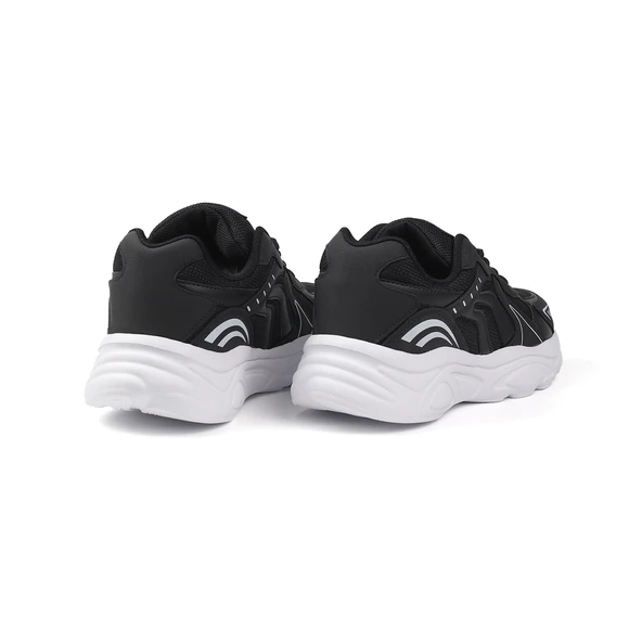 Erkek Siyah Beyaz Günlük Spor Ayakkabı Rahat Yürüyüş Koşu Sneaker Hafif Tabanlı - Resim 4