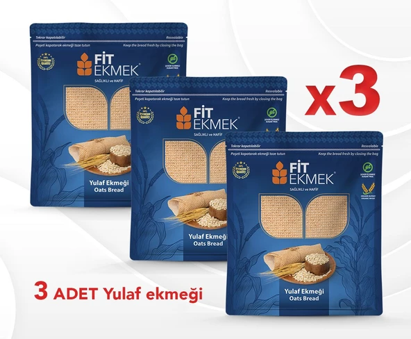 fit 3lü Kepekli ,3lü Yulafli ,3lü Chia ,3lü Arpa ,3lü Çavdar ve 3lü Keten Tohumlu Lavaş Ekmeği 300gr - 7