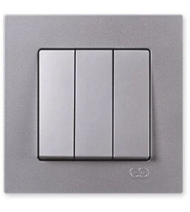 GÜNSAN EQONA M. GÜMÜŞ ÜÇLÜ ANAHTAR (MKZ) ürün görseli 1