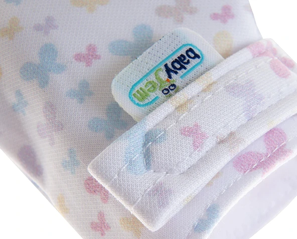 Babyjem Bebek Diş Kaşıyıcı Eldiveni Kelebek Pembe - Resim 6