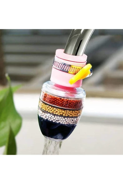 Plastik Kelepçeli Mineralli Fıskiyeli Musluk Ucu Filtresi - Resim 3