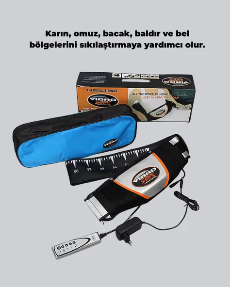 Taşınabilir ve Çoklu Bölge Uyumlu Elektrikli Titreşim Kemeri - 4