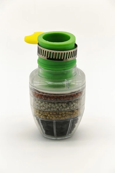 Plastik Kelepçeli Mineralli Fıskiyeli Musluk Ucu Filtresi - Resim 5