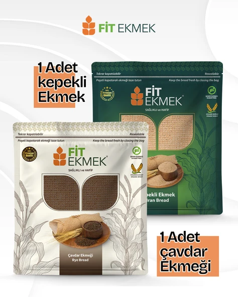 fit Çavdar Lavaş Ekmeği 300gr ve Kepekli Lavaş Ekmeği 300gr - 5