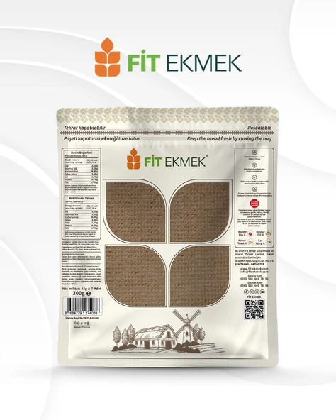 fit Çavdar Lavaş Ekmeği 300gr ve Chia Tohumlu Lavaş Ekmeği 300gr - 3