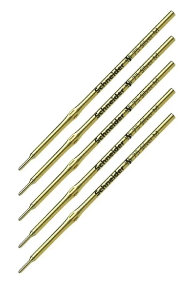 Schneider 5 Adet Gümüş Renk Deri Çizim Kalemi - Resim 2