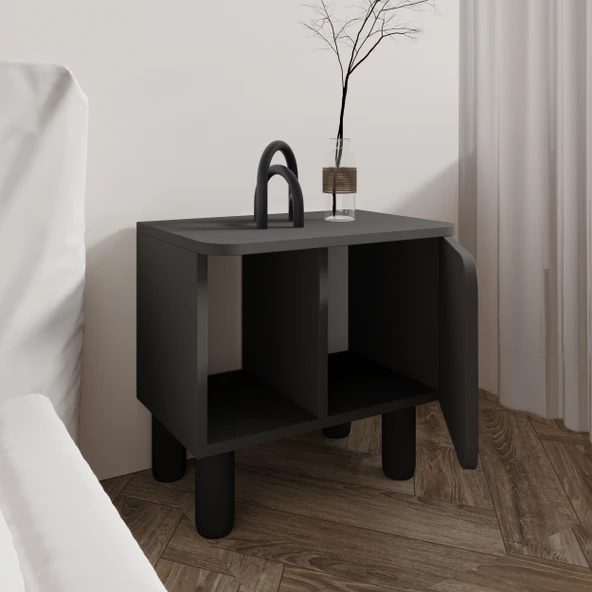 River Komodin – Şık ve Fonksiyonel Başucu Sehpası - Resim 3